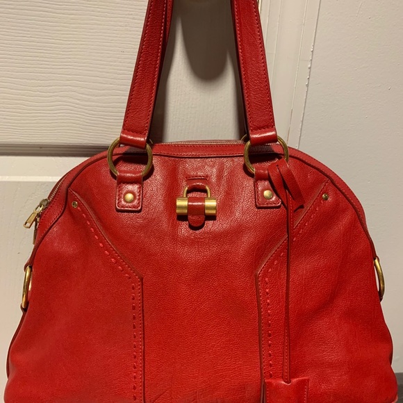 HP!! Vintage YSL Muse Satchel - Picture 2 of 16